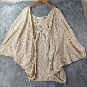 Sparrow Anthropologie Womens Cardigan XL Open Front Boho Cottagecore Festival